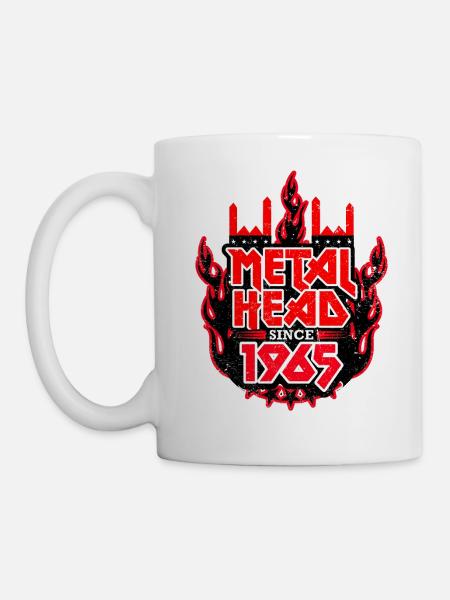 METALHEAD since 1965 - Tasse - Weiß