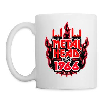 METALHEAD since 1966 - Tasse - Weiß - Links
