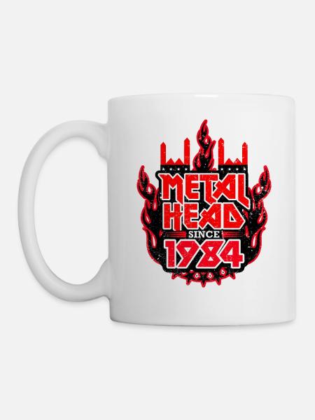 METALHEAD since 1984 - Tasse - Weiß