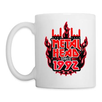 METALHEAD since 1992 - Tasse - Weiß - Links