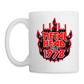METALHEAD since 1978 - Tasse - Weiß - Links