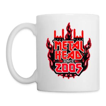 METALHEAD since 2005 - Tasse - Weiß - Links