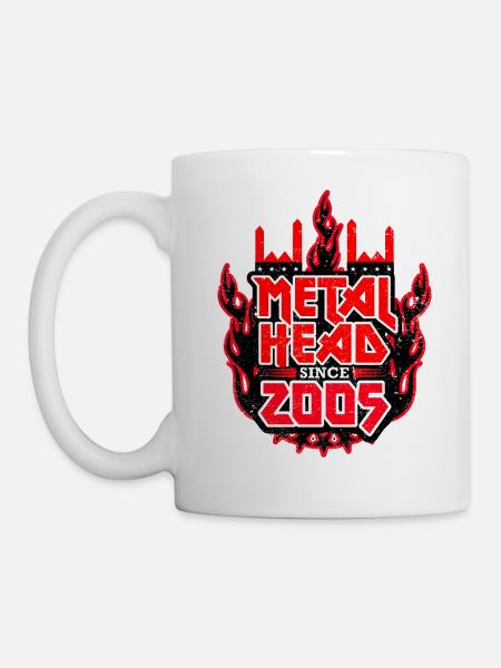 METALHEAD since 2005 - Tasse - Weiß