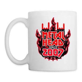 METALHEAD since 2007 - Tasse - Weiß - Links