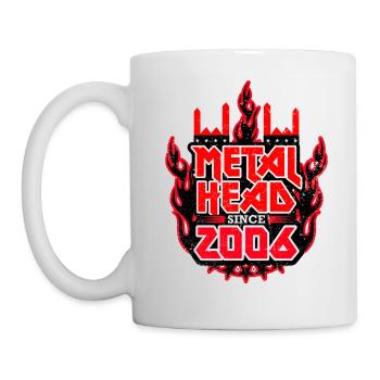 METALHEAD since 2006 - Tasse - Weiß - Links