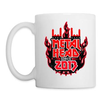 METALHEAD since 2013 - Mug - white - Left