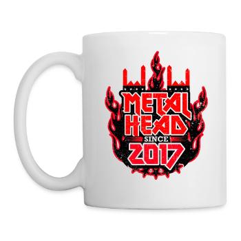 METALHEAD since 2017 - Tasse - Weiß - Links