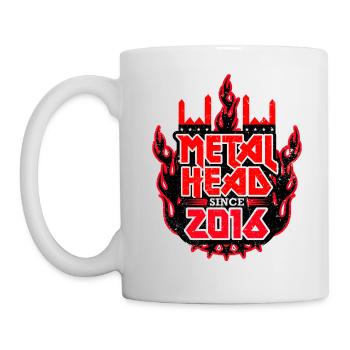 METALHEAD since 2016 - Mug - white - Left