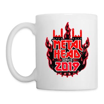 METALHEAD since 2019 - Mug - white - Left