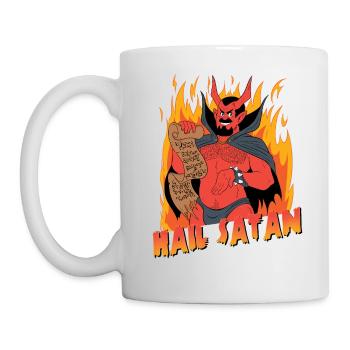Hail Satan! - Mug - white - Left