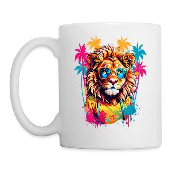Cool Lion - Mug - white - Left