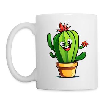 Mein kleiner grüner Kaktus - Tasse - Weiß - Links