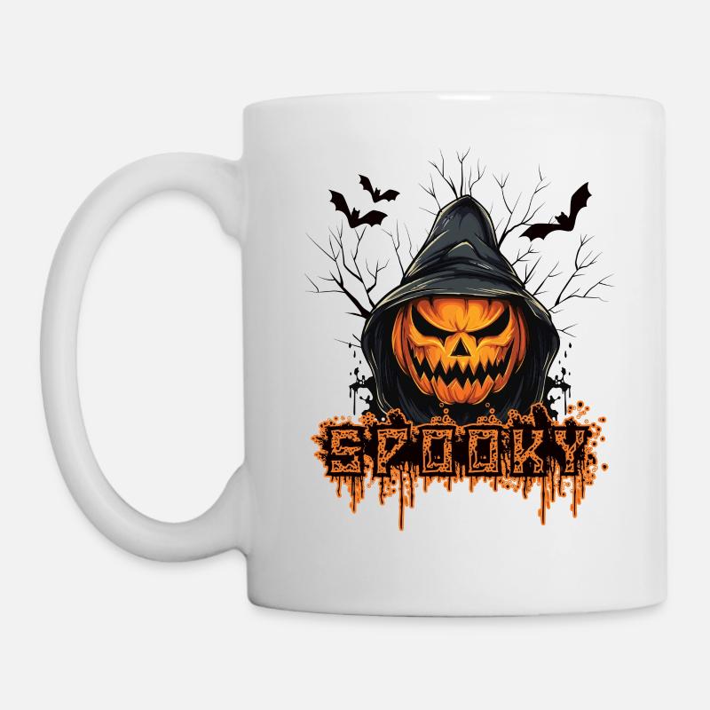 Spooky Kürbis - Tasse - Weiß