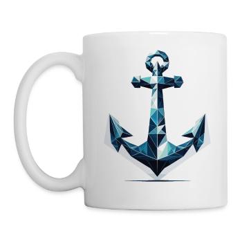 Polygon Anchor - Mug - white - Left