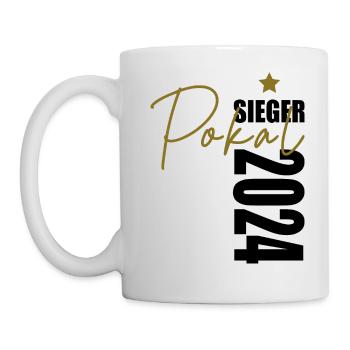 Pokalsieger 2024 - Tasse - Weiß - Links