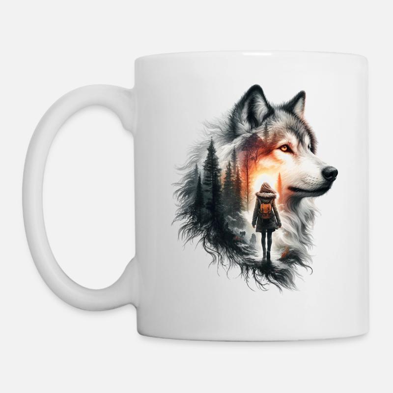 Wolf 2 - Mug - white