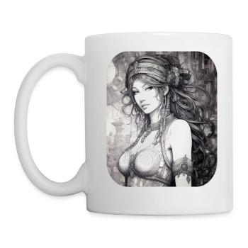 Mystical beauty - Mug - white - Left