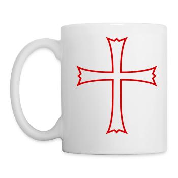 Croix de Jésus - Mug blanc - blanc - Gauche