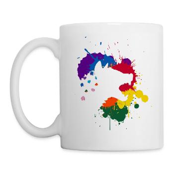 Vibrance - Tasse - Weiß - Links