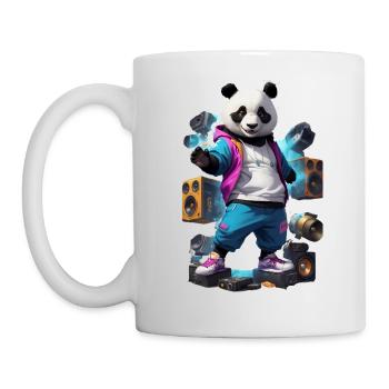 Breakdance Panda - Mug - white - Left