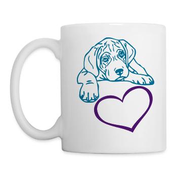 canecorsopuppy2 - Mug blanc - blanc - Gauche