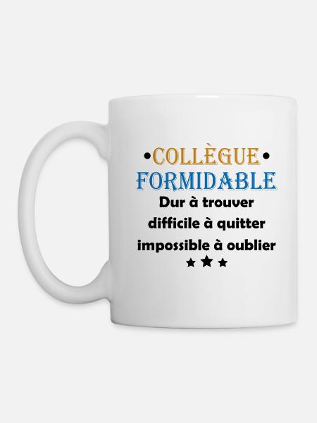 Collègue formidable dur à trouver - Mug blanc - blanc