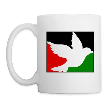 Free palestine - Mug blanc - blanc - Gauche