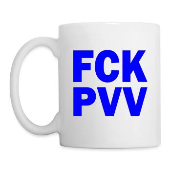 Fck pvv - Tasse - Weiß - Links
