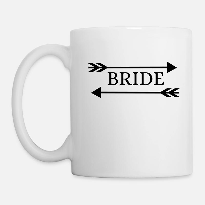 bride_crew_arrow2 - Tasse - Weiß