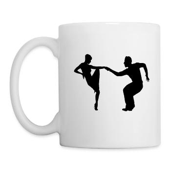 salsa - Mug blanc - blanc - Gauche