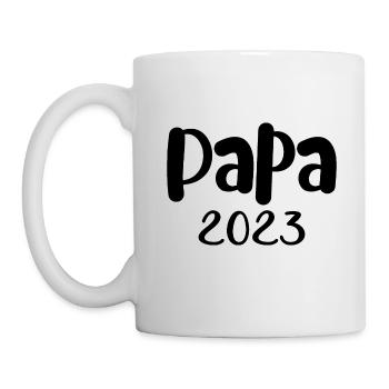 Papa 2023 Dad 2023 Geschenk Papa - Tasse - Weiß - Links