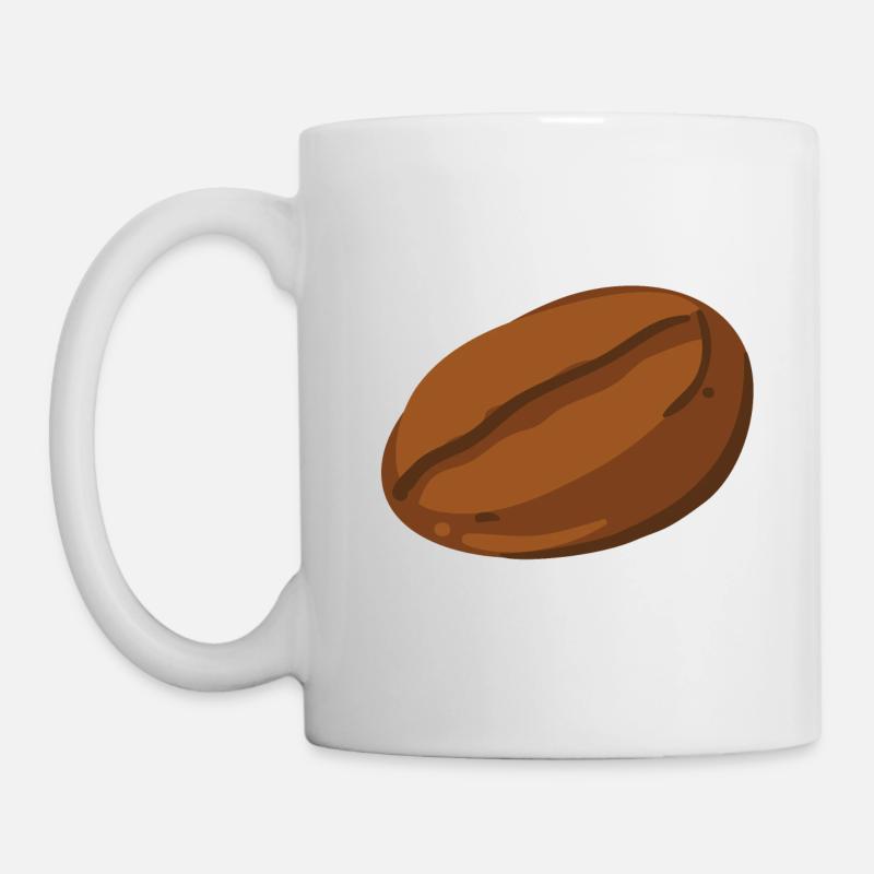 Grain de café - Mug blanc - blanc