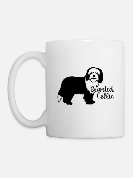 Bearded Collie - Tasse - Weiß