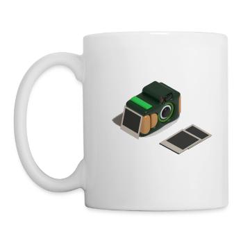 Kamera - Tasse - Weiß - Links