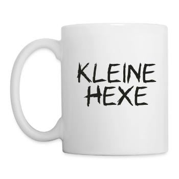Kleine Hexe - schwarz - Tasse - Weiß - Links