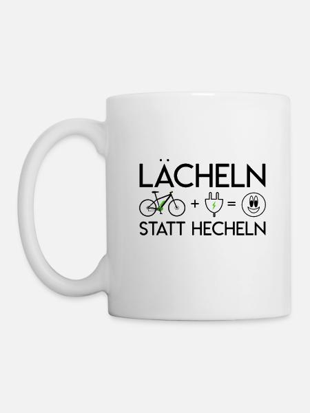 Ebike E-Bike Pedelec Geschenk Fahrrad eMTB - Tasse - Weiß