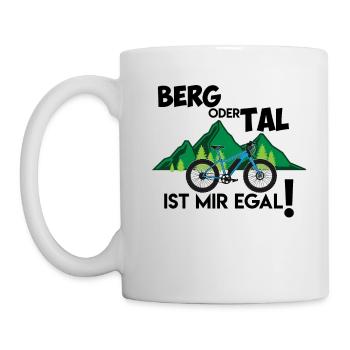 Ebike E-Bike Pedelec Geschenk Fahrrad eMTB - Tasse - Weiß - Links