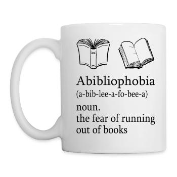 funny definition about reading addicts-reader gift - Mug - white - Left