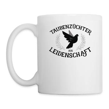 Taubenzüchter aus Leidenschaft - Taubenzüchter - T - Tasse - Weiß - Links