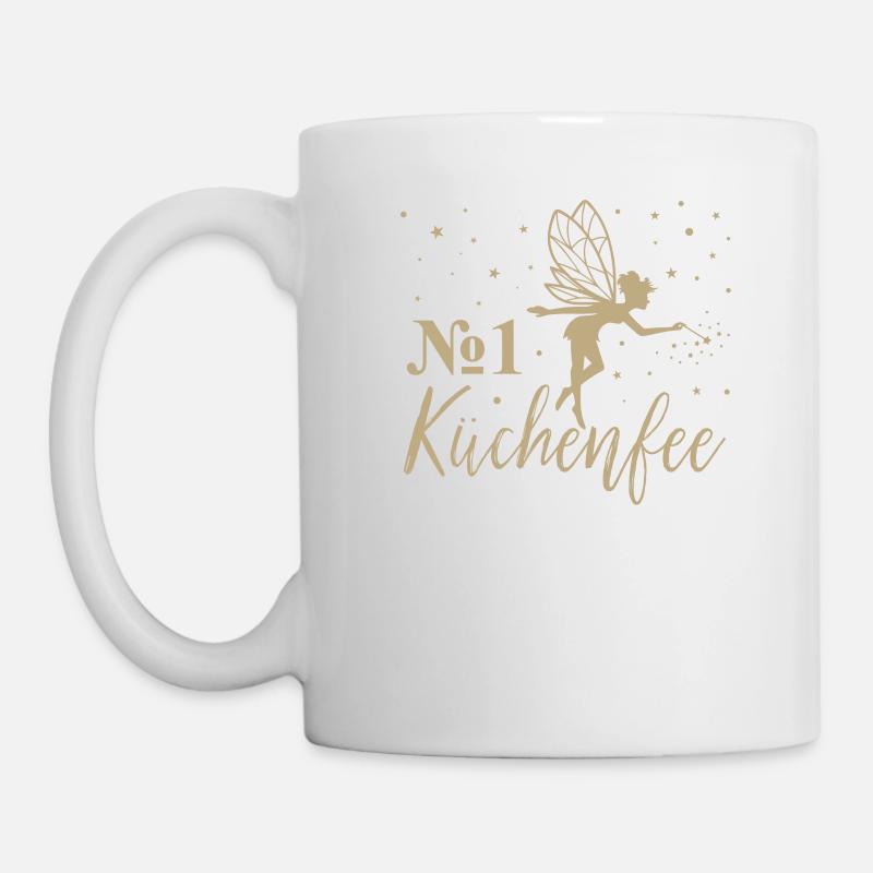 No 1 Küchenfee, Köchin - Küchenfee - Köchin - Chef - Tasse - Weiß