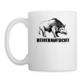 Revieraufsicht, Jäger und Jagd - Jäger - Jagd - Fa - Tasse - Weiß - Links