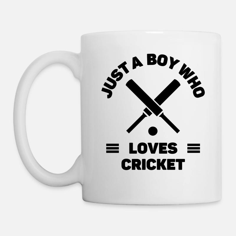 Just a boy who loves cricket. - Mug - white