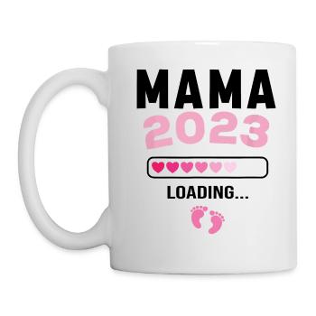 La future maman 2023 annonce sa grossesse - Mug blanc - blanc - Gauche