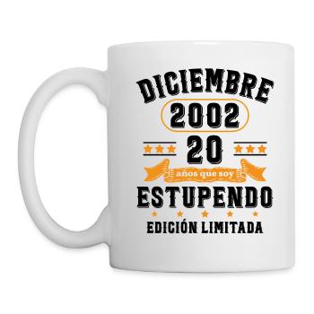 20 Ans Anniversaire Vintage Né(e) en Décembre 2002 - Mug blanc - blanc - Gauche