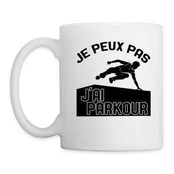 Je Peux Pas J'ai Parkour - Mug blanc - blanc - Gauche