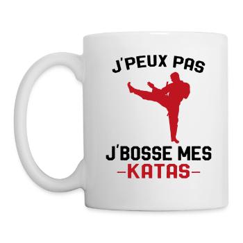 cadeau karaté art martial pour joueur de karaté - Mug blanc - blanc - Gauche