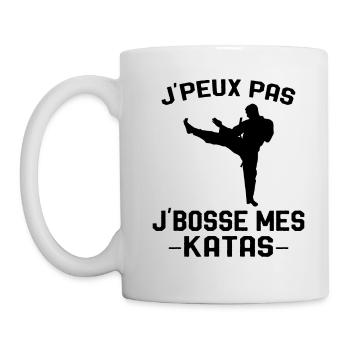 cadeau karaté art martial pour joueur de karaté - Mug blanc - blanc - Gauche