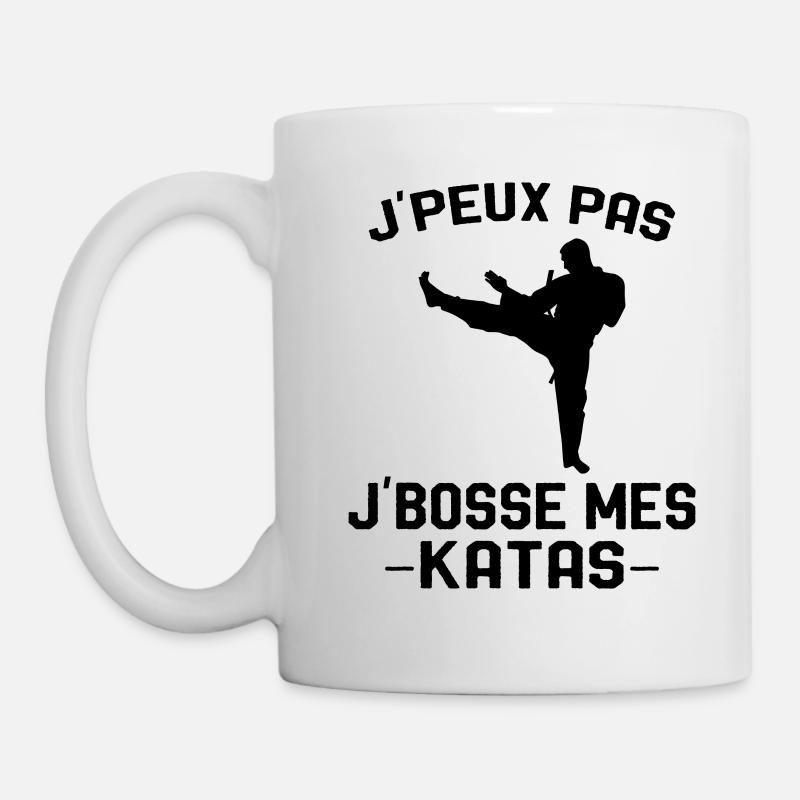 cadeau karaté art martial pour joueur de karaté - Mug blanc - blanc