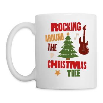 Rocking around the Christmas tree - Mug - white - Left