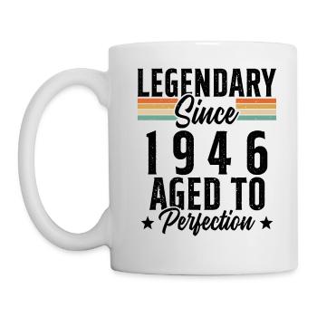 Légendaire Depuis 1946 - Mug blanc - blanc - Gauche